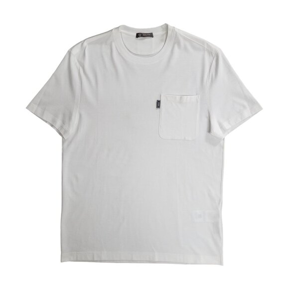 Versace Pocket T Shirt With Logo XS in White - Picture 1 of 5